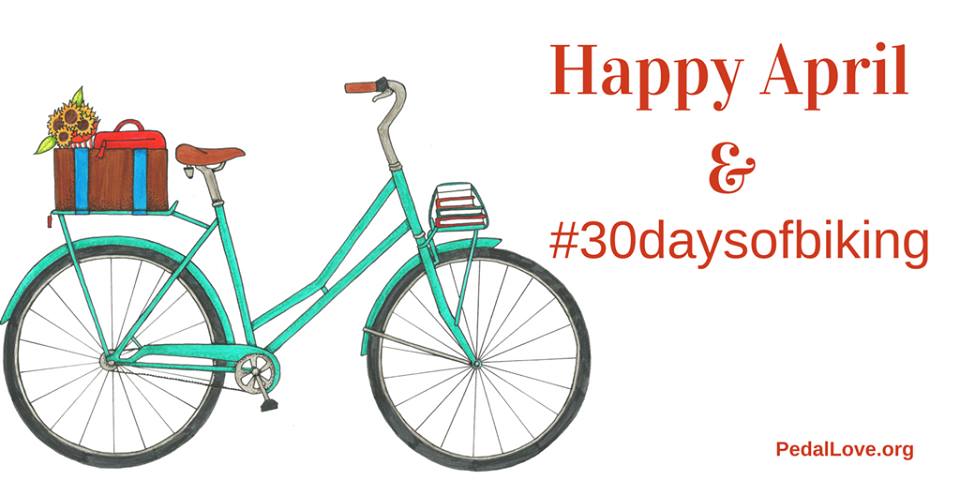 Bike Every Day in April — No Foolin’ (#30DaysOfBiking)